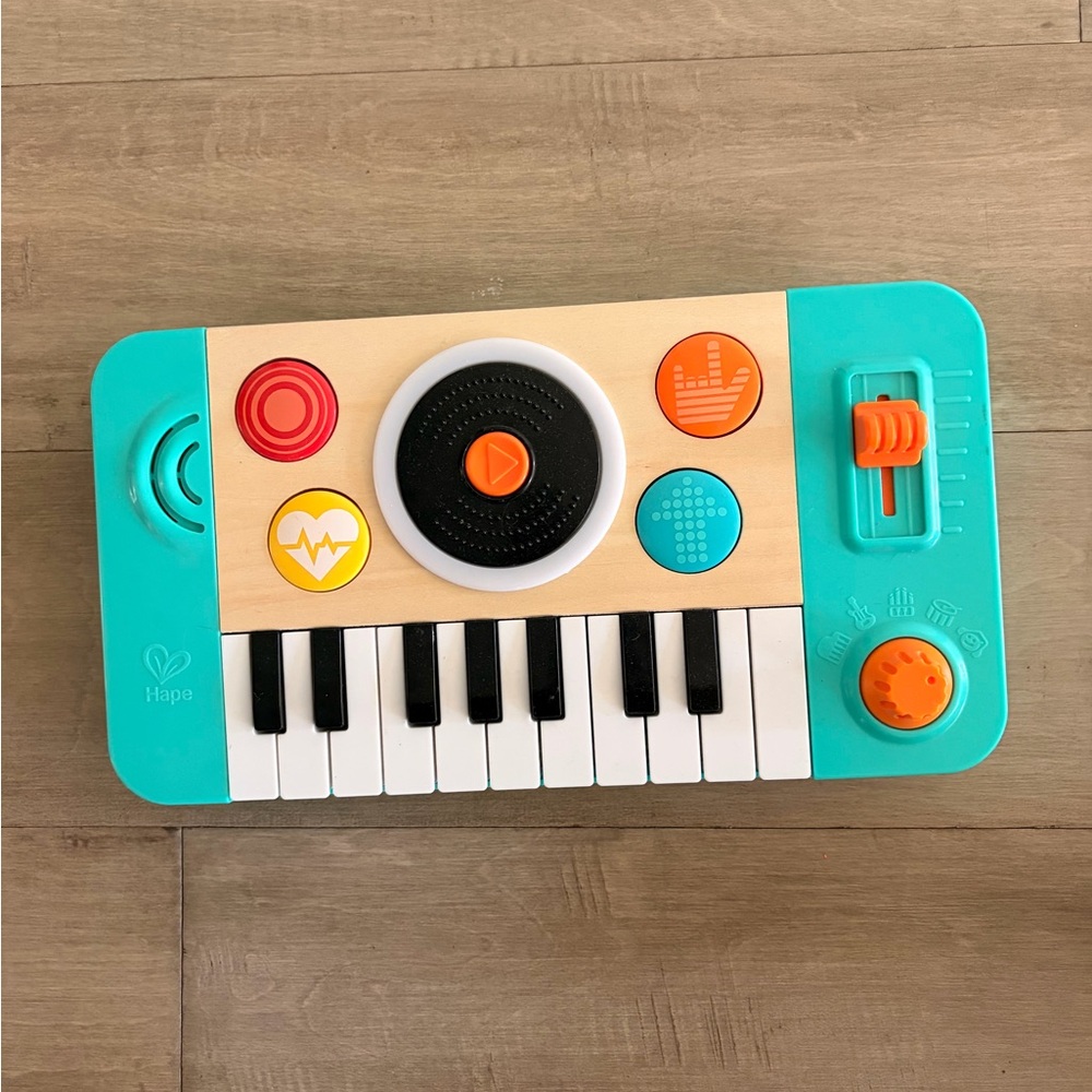 Hape Teal and Orange Musical Learning Keyboard